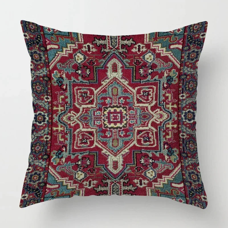 Moroccan Ethnic Pillowcase Sleeve for Home Décor by Axyaa