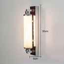 Axyaa Retro Industrial Glass Wall Lamp - Coffee Shop & Restaurant Lighting