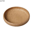 Axyaa Vintage Kiln Ceramic Deep Plate Set