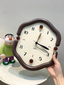 Axyaa Cream Style Living Room Wall Clock - Simple & Creative Home Decor