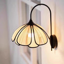 Axyaa Petals Led Wall Sconces Modern Creamy E27 Indoor Lighting Art Deco Lamps