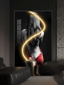 Axyaa LED Wall Light for Modern Beauty Art Decoration in Home and Hospitality Spaces