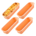 Axyaa Mini Silicone Bread Toast Mold Set - Kitchen Bakeware for DIY Baking