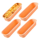Axyaa Mini Silicone Bread Toast Mold Set - Kitchen Bakeware for DIY Baking