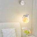 Axya Nordic LED Rabbit Bear Wall Lamp for Kids Room Nursery Decor