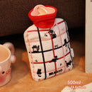 Axyaa Plush Hot Water Bag 500/1000ml for Women - Cute Insulating Belly Warmer