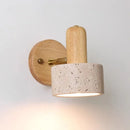 Axyaa Wabi Sabi Yellow Cave Stone LED Wall Lamp for Bedroom and Living Room