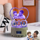 Axyaa Love Crystal Photo NightLight with Bluetooth Music Player