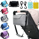 Axyaa Stroller Bag Organizer with Cup Holder Cover for Winter