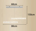 Axyaa Modern Living Room Chandeliers - LED Ceiling Lamp for Indoor Lighting