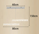 Axyaa Modern Living Room Chandeliers - LED Ceiling Lamp for Indoor Lighting