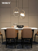 Axya Gold LED Pendant Lamps for Home Decor & Magic Eye Lighting