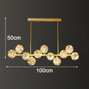 Axyaa Modern LED Chandeliers for Living and Dining Room Lighting