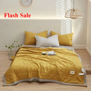 Axyaa Summer Cool Quilt | Japanese Washed Cotton | Single & Double Sizes | Lightweight