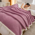 Axyaa Luxury Velvet Blanket, Double-Sided Plush Bed Cover, Warm & Thick Bedspread