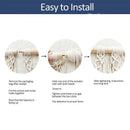 Axyaa Boho Macrame Wall Hanging with Wooden Stick - Large Woven Tapestry