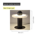 Axyaa Modern Marble Table Lamp Black Bedroom Living Room Art Lighting