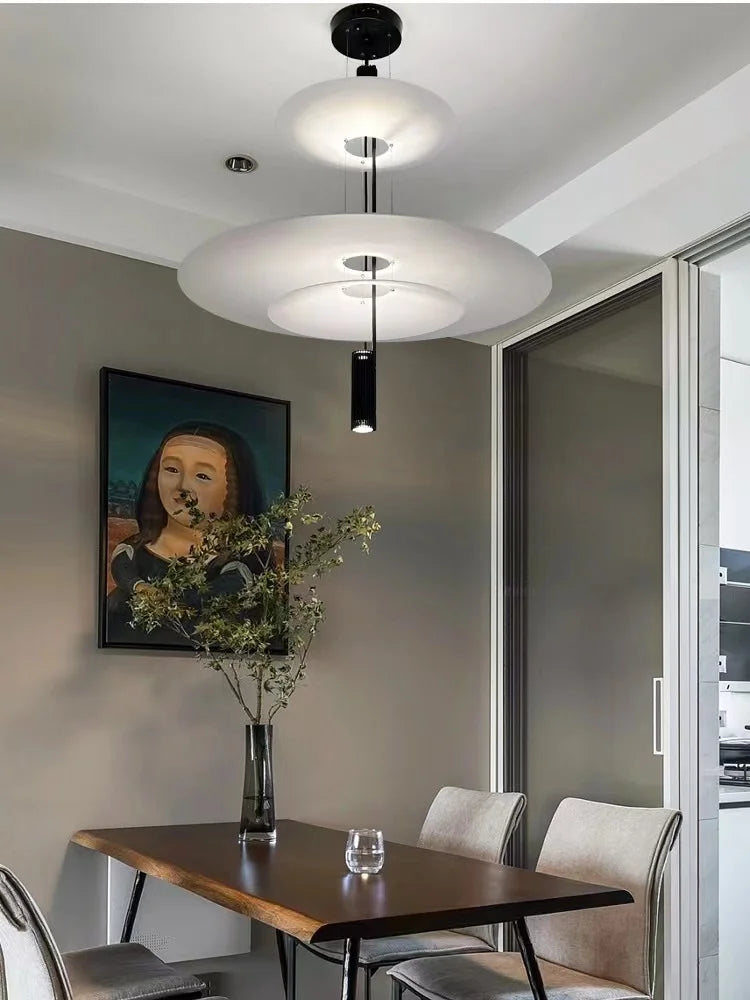Axyaa UFO LED Pendant Light Modern Chandelier for Dining Living Room Bar