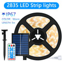 Axyaa Solar LED Strip Light: 8 Modes, Colorful Fairy Lights, Outdoor IP67 Waterproof