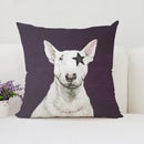 Bull Terrier Art Anime Pillow Cover 40x40 Axyaa Home Decor Throw Pillow