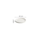 Axyaa Ceramic Steak Plate - Specialty Tableware for Restaurants and Home Dining