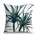 Axyaa Tropical Plant Leaves Pillowcase 45*45cm