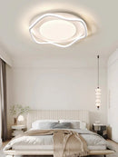 Axyaa LED Ceiling Lamp with Remote Control for Nordic Minimalist White Living Room