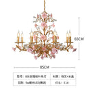 Axyaa Vintage Rose Flower Pendant Lamp for Dining Room and Bedroom