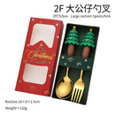 Axyaa Christmas Santa Cutlery Set - Festive Home Decor Gift