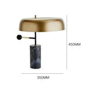 Nordic Marble Table Lamp for Living Room Bedroom Study by Axyaa