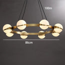 Axyaa Nordic Chandeliers Dining Room Pendant Lights Ceiling Fixture