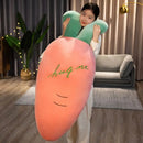Axyaa Carrot Doll Pillow Plush Toy - Perfect Girl's Gift for Birthday & Holiday.