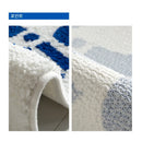 Axyaa Blue Microfiber Bath Mat: You Can Do This Cute Shower Rug