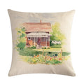 Axyaa Retro Country Pattern Pillowcase 45*45cm Home and Car Adornment