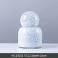 Axyaa Glass Vase with Cover for Flower Arrangements and Hydroponic Display