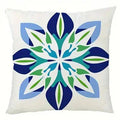 Floral Pattern Throw Pillow Covers by Axyaa for Sofa, Bedroom, Car