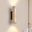 Axyaa Yellow Travertine Stone Japanese Style Wall Sconce Retro Spotlight
