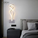 Axyaa Modern Minimalist LED Wall Lamps for Bedroom and Living Room