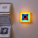 Axyaa LED Wall Lamps: Medieval Bauhaus Minimalist Colorful Lights for Living Room