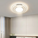 Axyaa Modern LED Ceiling Light Black Indoor Lamp for Bedroom, Living Room, Balcony