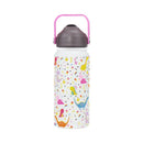 Insulated Axyaa Unicorn Mermaid Tumbler with Handle & Straw: Hot/Cold Drinks Water Kettle