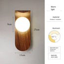 Axyaa Wooden Wall Lamp with Acrylic Shade for Living Room, Bedroom, or Hallway