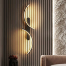 Axyaa Modern LED C Shape Wall Sconce for Home Decor Lighting in Living Room Bedroom Hallway Office