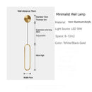 Axyaa Modern LED Wall Lamps for Bedroom Living Room, Stairs, Corridor, Interior Lights