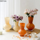 Axyaa Glass Vase Flower Arrangement Hydroponic Vase Artistic Flowers Decor Vase