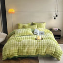 Axyaa Rabbit Plush Four-Piece Sheet Set - Cozy Autumn/Winter Bedding