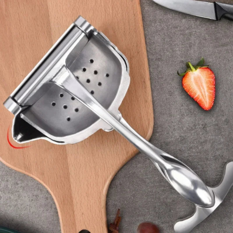Axyaa Aluminum Juicer: Multifunction Hand Pressure Juicer for Home Kitchen Gadgets.