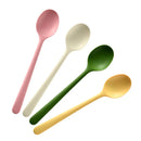 Axyaa Silicone Spoon Set - 4 Pack Non-Slip, Reusable, Portable, Dishwasher Safe
