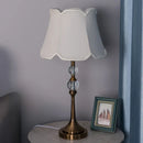 Axyaa Crystal Table Lamp & Floor Light Set for Elegant Living Room & Bedroom Decor