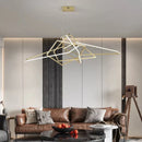 Axyaa Aluminum LED Chandeliers for Nordic Modern Home Decor - Indoor Hanging Light